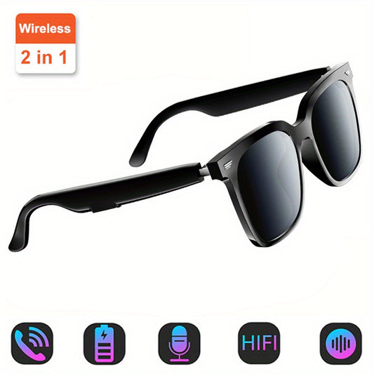 Smart Wireless Glasses 2in 1 Earphone, Wireless Stereo Headset