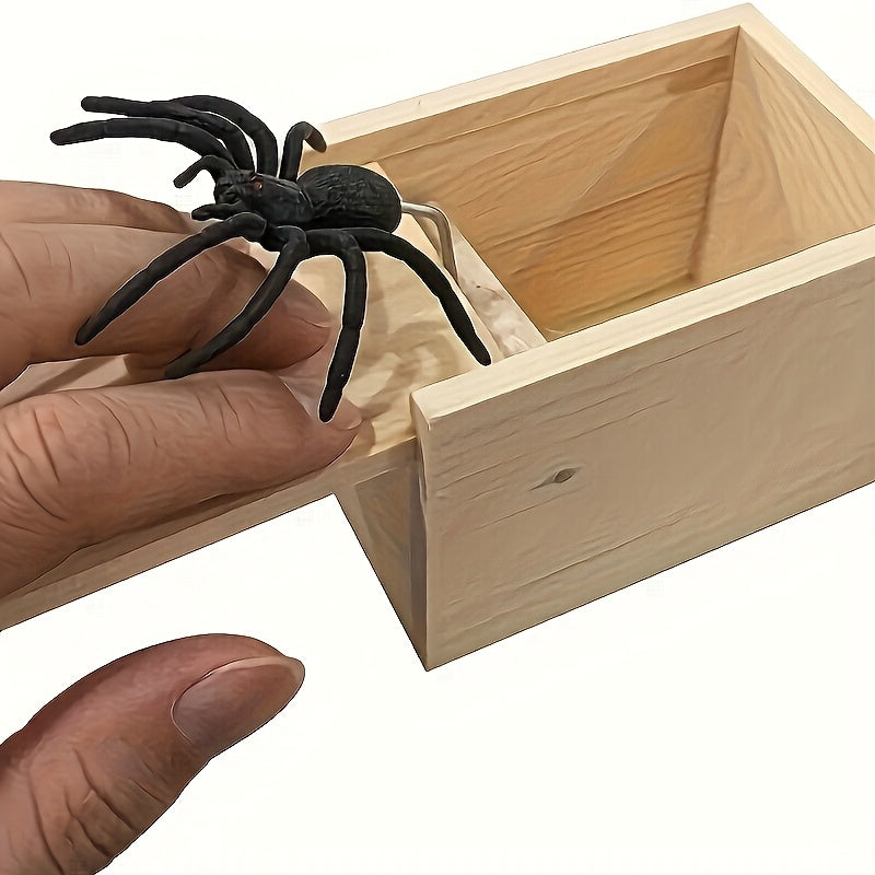 A Terrifying Spider Box with Fake Insects, Perfect for Halloween, Christmas, April Fool'S Day, Graduation Gifts, And Giveaways.