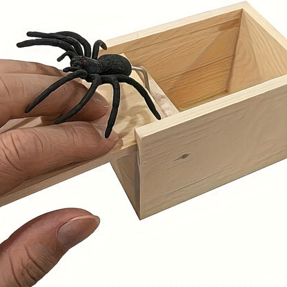 A Terrifying Spider Box with Fake Insects, Perfect for Halloween, Christmas, April Fool'S Day, Graduation Gifts, And Giveaways.