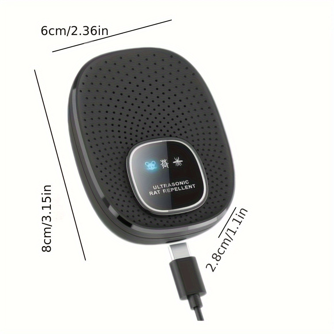 Home Smart Electronic Cat Mouse Repellent, Smart Soundwave technology for Mice, Silent and No Disturbance, Safe and Reliable, Hotel Smart Mouse Repellent, Soundwave technology Pest Control