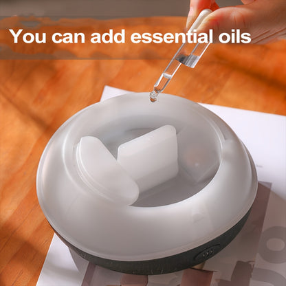 200ml Cool Crack Nebula Diffuser with Flame Effect, Auto Shut-off to Prevent Overheating, Long-lasting Mist, Compact and Space-saving Indoor Humidifier