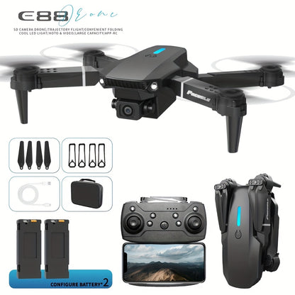 E88 Dual Camera Drone - Supports Wi-Fi, App Control