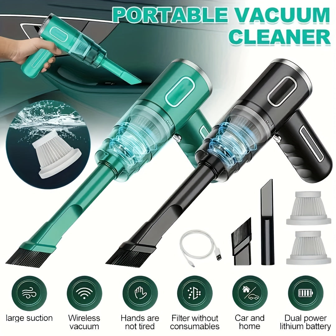 High-Power Vacuum Cleaner, Cordless Handheld Design for Carpets, Sofas