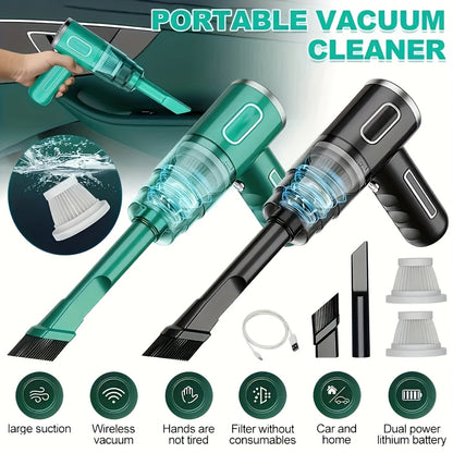 High-Power Vacuum Cleaner, Cordless Handheld Design for Carpets, Sofas
