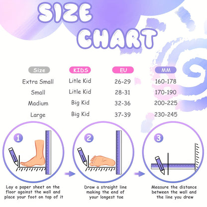 Lixada Adjustable Roller Skates, Non-Slip Wheels, Lightweight Design For Beginners & Training, Purple & White, Size M, EU 32-36