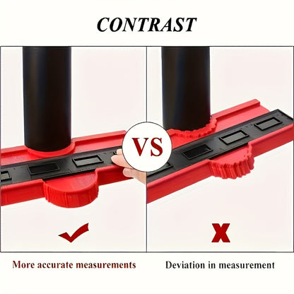 A Plastic Contour Measuring Instrument That Can Be Transformed At Will, Which Is Convenient for Measuring Shapes At Various Angles, Can Be Stretched And Retracted At Will, And Can Be Reused
