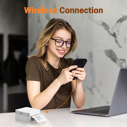 Mini Label Printer Self-Adhesive Labels, Portable Label Printer, P31S&P21&PM220 Combination of Different Designs, No Ink or Toner Required, Wireless Connectivity, For iOS and Android, For Home, Office and School, For Storage