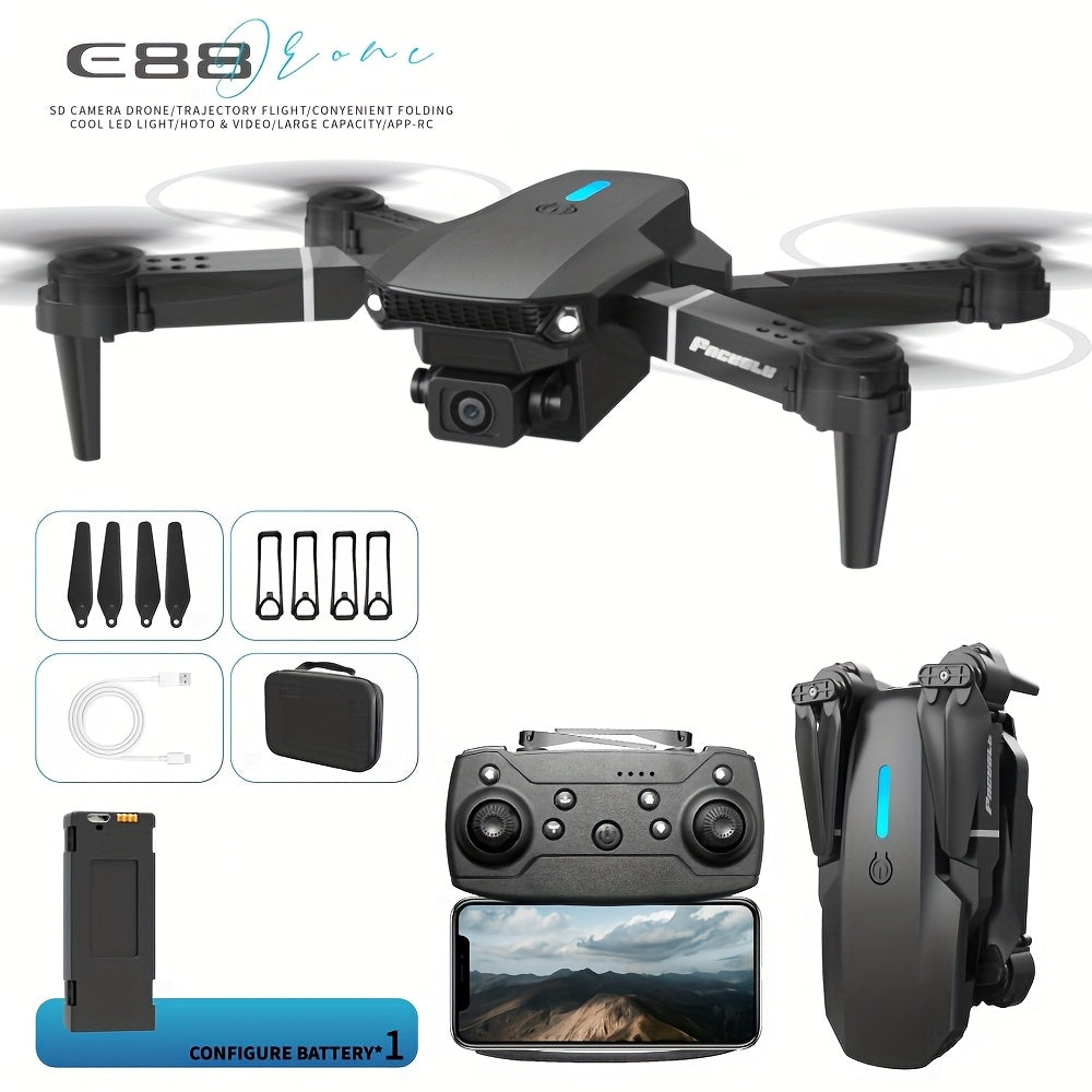 E88 Dual Camera Drone - Supports Wi-Fi, App Control