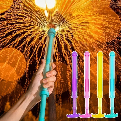 1pc fireworks water sprayer, 2025 new fireworks water jump, romantic fireworks photography props, fireworks style high pressure water sprayer, suitable for evening party games, pool party photo props