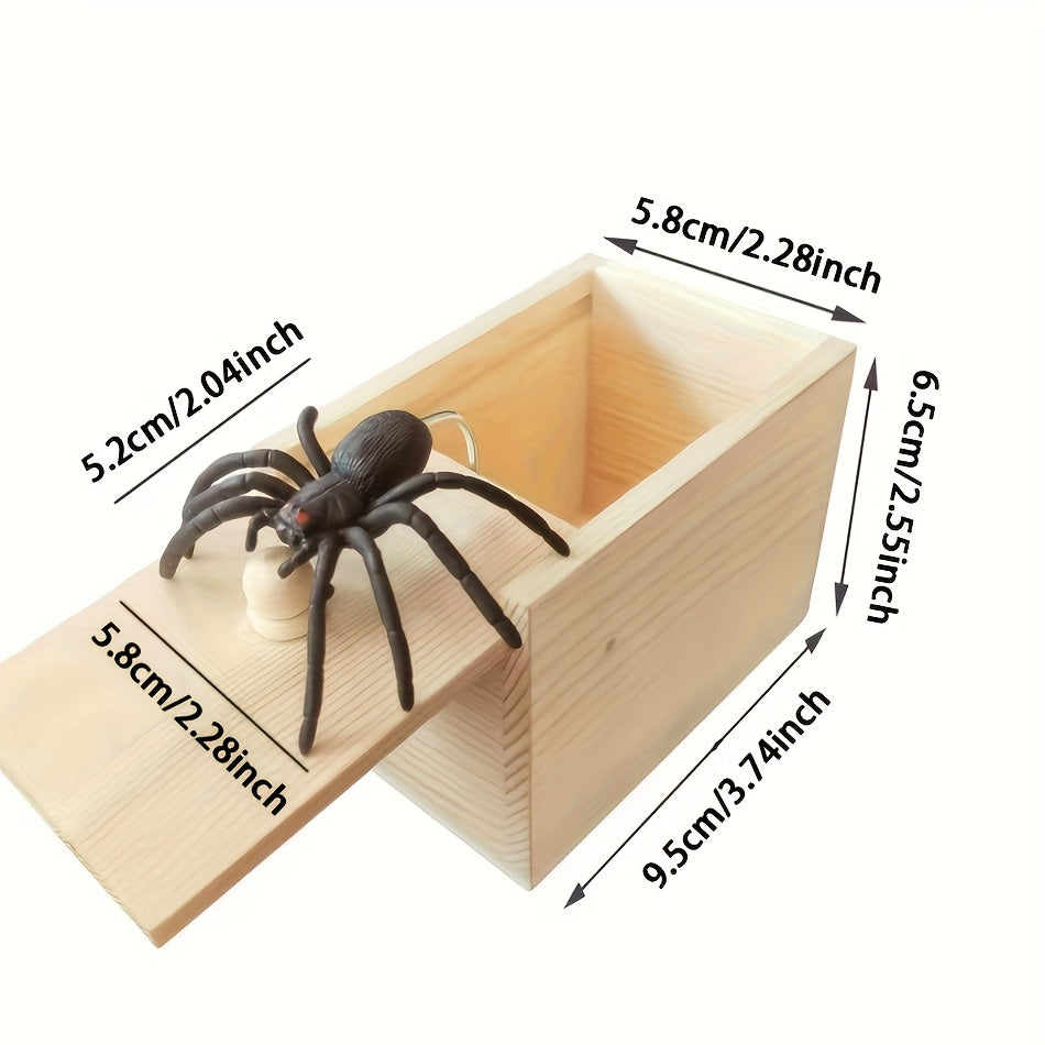 A Terrifying Spider Box with Fake Insects, Perfect for Halloween, Christmas, April Fool'S Day, Graduation Gifts, And Giveaways.
