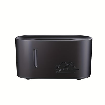 1pc Long Strip Wood Grain Cracked Aromatherapy Humidifier, 160ml Colorful Gradient Atmosphere Light, Silent and Compact Portable for Bedroom Office School Air-conditioned Room, No Battery Included, USB Plug-in Use