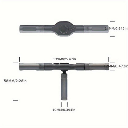 Compact 25-in-1 Magnetic Ratchet Screwdriver Set Detachable Handle & Precision Bits | for Phone/Watch/PC Repair | Home DIY Toolkit with Chrome Vanadium Steel