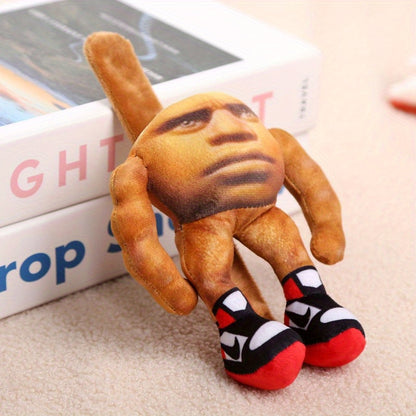 TungTungTung Funny Muscle for Man Plush Toy - Soft Cute Horror Character Sahur Birthday Gift - Scary Comedy Decor in Pink, Brown, Gray, Green - Perfect Prank and Room Decoration, Novelty Gift, Exquisite Craftsmanship, Plush F