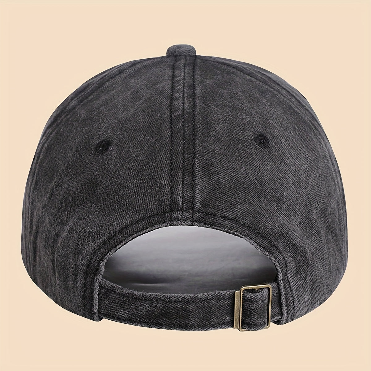 1pc "RAW" Fun Print Baseball Cap in Black with White Text - Breathable & Comfortable, Adjustable Unisex Dad Hat for Men, Women, Teens - Perfect for Beach, Fishing, Outdoor Activities, Father'S Day, Christmas, 4 Seasons, Casua