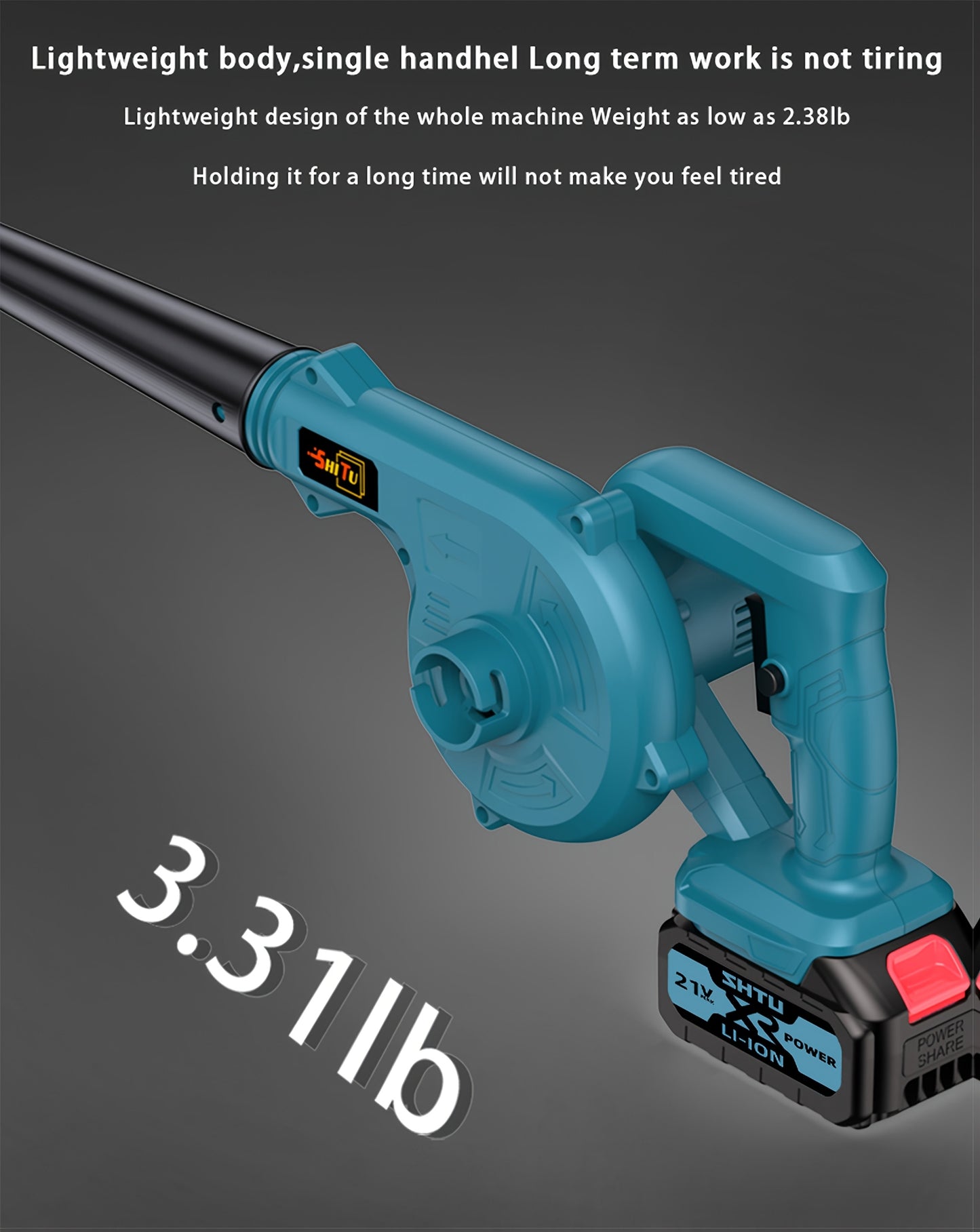 2025 New Handheld Wireless Leaf Blower, Equipped with Battery And Charger for Cleaning Courtyards, Yards, Workplaces, Lawn Care, Leaf Blowing, And Snow Blowing on Sidewalks