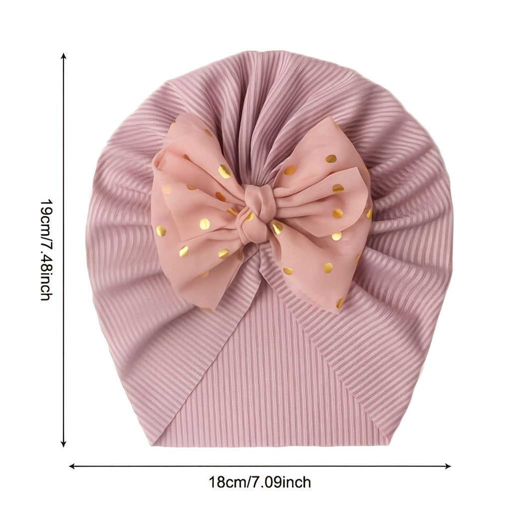 Set of 11 Baby Girl Caps with Disc Flower Newborn Toddler Caps Hats Baby Kids Knot Turban Headband Cap