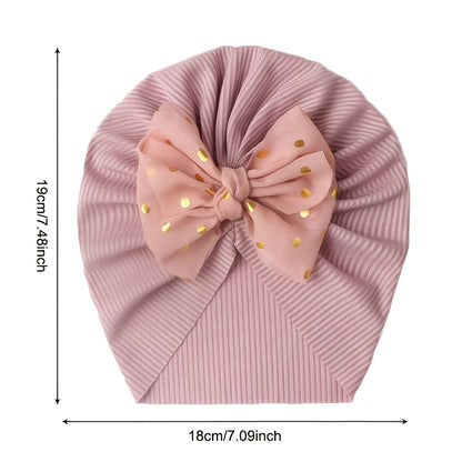 Set of 11 Baby Girl Caps with Disc Flower Newborn Toddler Caps Hats Baby Kids Knot Turban Headband Cap