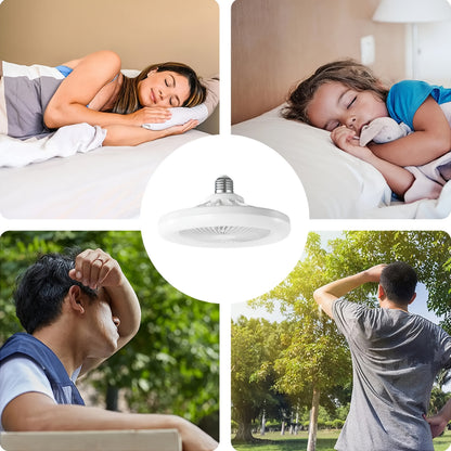 50W 25.4cm LED Smart Ceiling Fan Light with Remote Control, Color Changing and Dimming Features, 2In1 360 degrees Ceiling Fan with Light | E26/27 Socket, Dual Function Cooling and Lighting, Timing, Suitable for for Bedroom, k