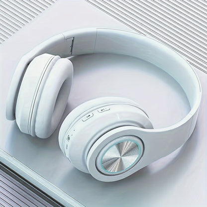 39 Luminous Wireless Headphones with Plug-in, Wired and Wireless Multifunctional Use