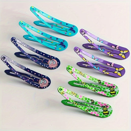 10/20/40pcs of Cute Star Fruit Butterfly Hair Clips for Girls, Hair Accessories Gifts for Girls, Random Colors