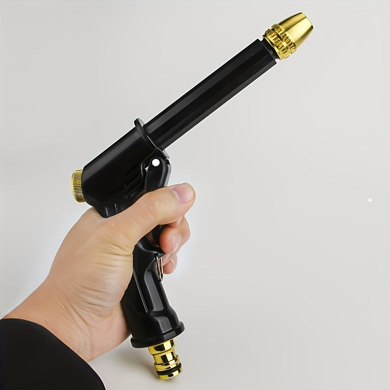 1pc High Pressure Water Gun for Car & Floor Washing, Hose Nozzle for Gardening, Yard Supplies