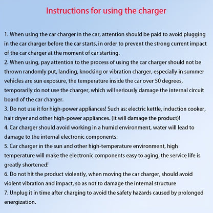BAIDELUO Car Charger 5-in-1 Retractable Car Phone Charger with Retractable Cable Suitable for iPhone and USB Car Charger, Compatible with Galaxy - Suitable for iOS and Android Systems, Suitable for Various Car Models, Without