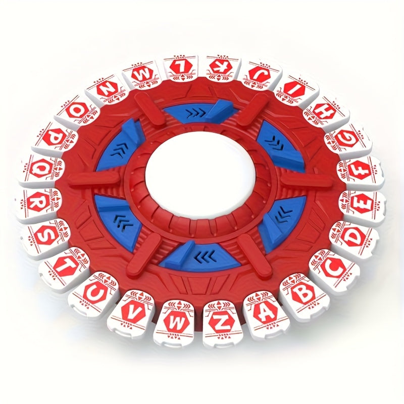 German Alphabet Spinner Game Toy - Educational Learning Board Game with Spinner Wheel for & Kids, Interactive Letters A-Z, Parent-Child Teaching Tool, Birthday/Christmas/Halloween Gift for Early Language Development