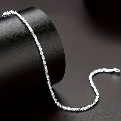 1pc/2pcs Set Simple Japanese and Korean Copper Anklet for Women, Perfect for Dating, Vacation, and Casual Attire in Summer