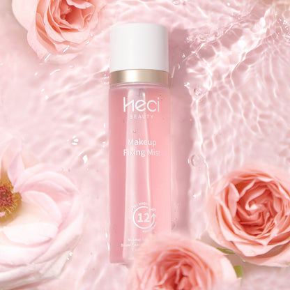 100ml/3.38fl.oz, Pink 24-Hour Oil Control Setting Spray, Waterproof and Sweat-Proof Moisturizing, Natural Makeup Effect Setting Mist, Toner Setting Spray