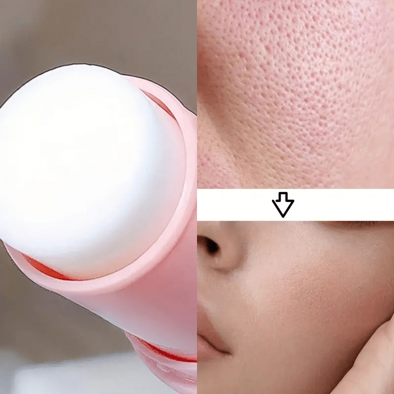 Visible Pore Face Primer - Long-Lasting Matte Foundation Oil Control Primer Stick, Korean Cosmetic Formula for Natural Coverage, Moisturizing & Blemish Concealing, Sleek Packaging, Korean Skincare