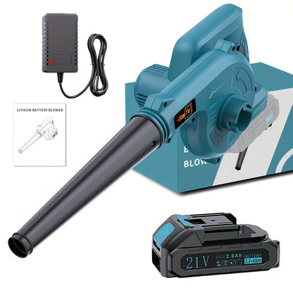 2025 New Handheld Wireless Leaf Blower, Equipped with Battery And Charger for Cleaning Courtyards, Yards, Workplaces, Lawn Care, Leaf Blowing, And Snow Blowing on Sidewalks